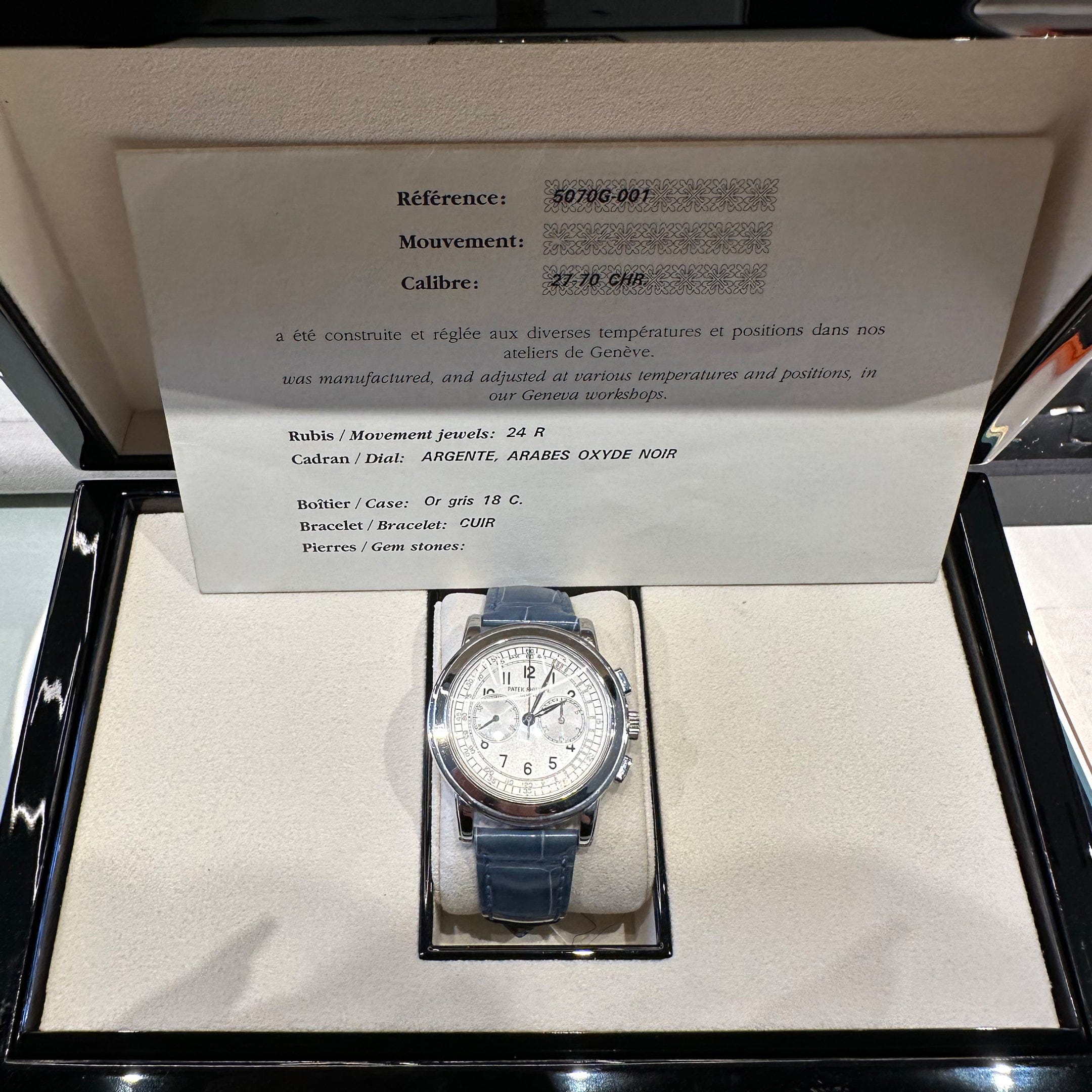 Complications Chronograph White Gold White Dial 42mm Product Image 10