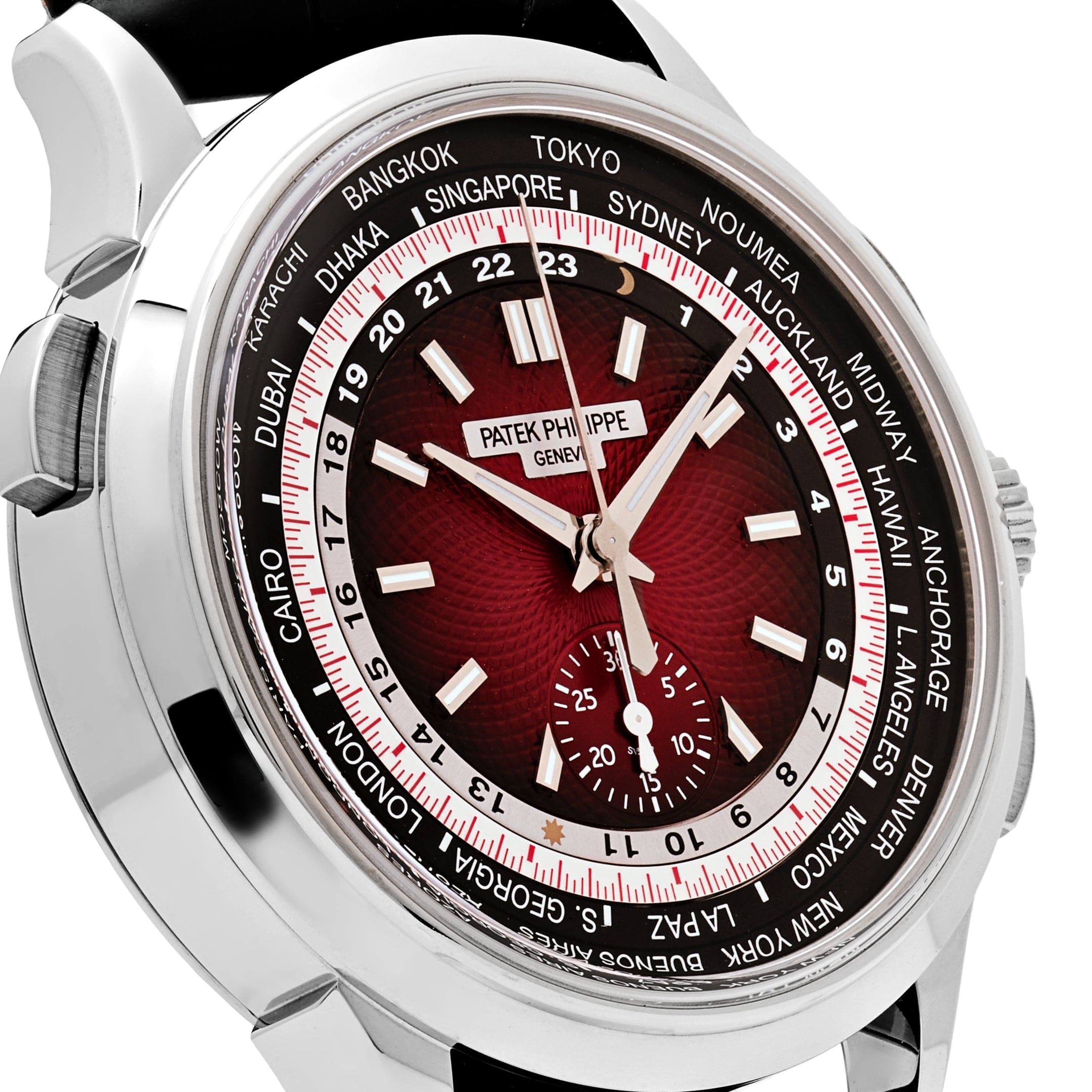 Complications World Time Chronograph White Gold Singapore Edition 39mm Product Image 3