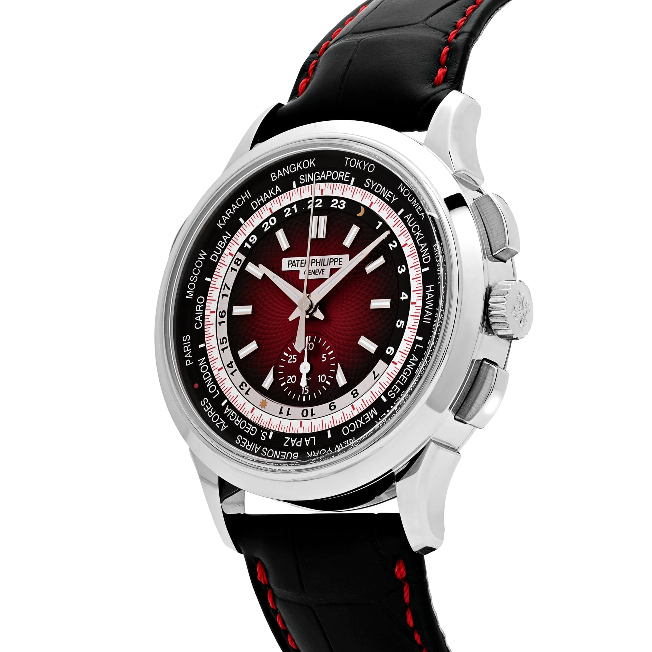 Complications World Time Chronograph White Gold Singapore Edition 39mm Product Image 1