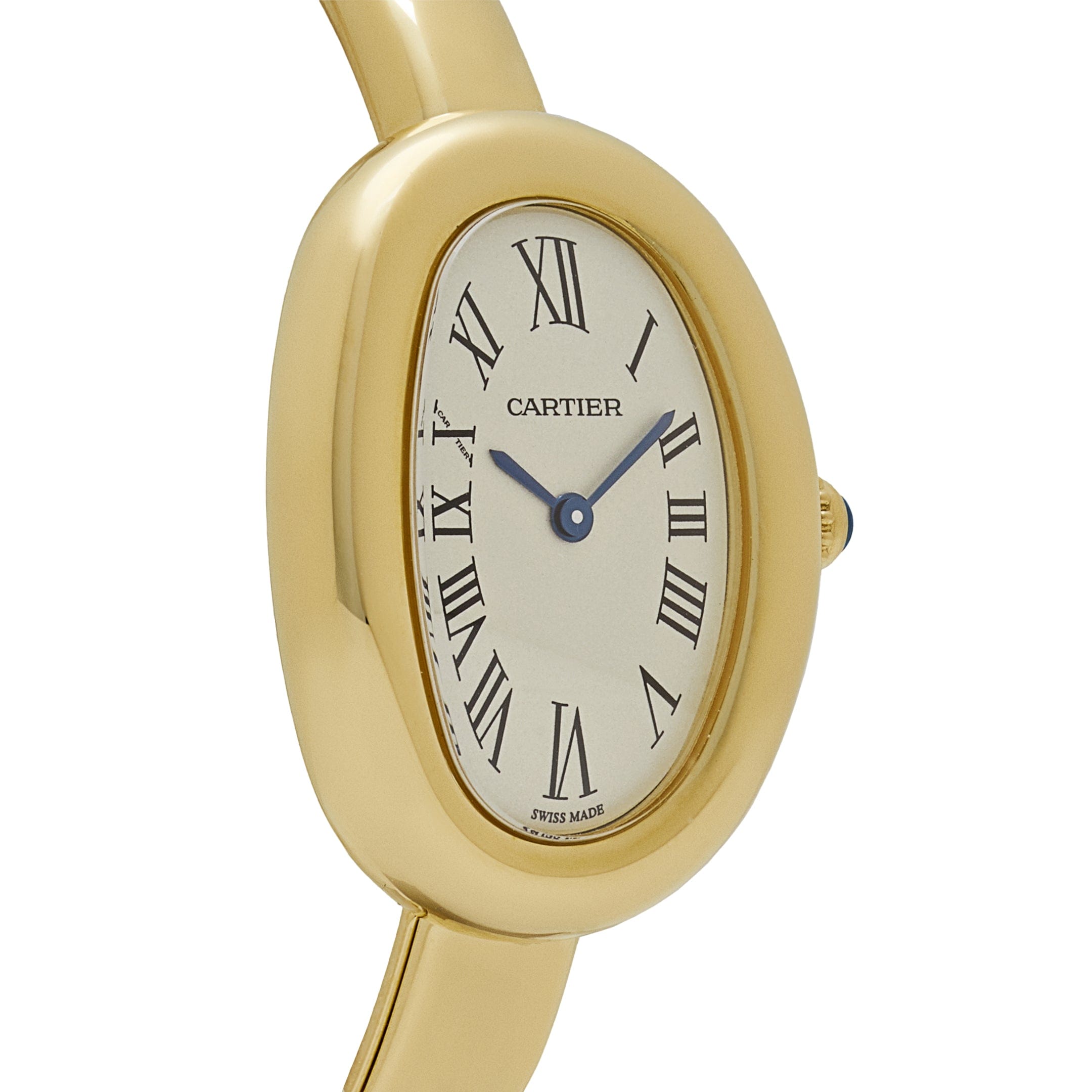 Baignoire de Cartier Size 16 Yellow Gold Silver Dial 31mm Product Image 2