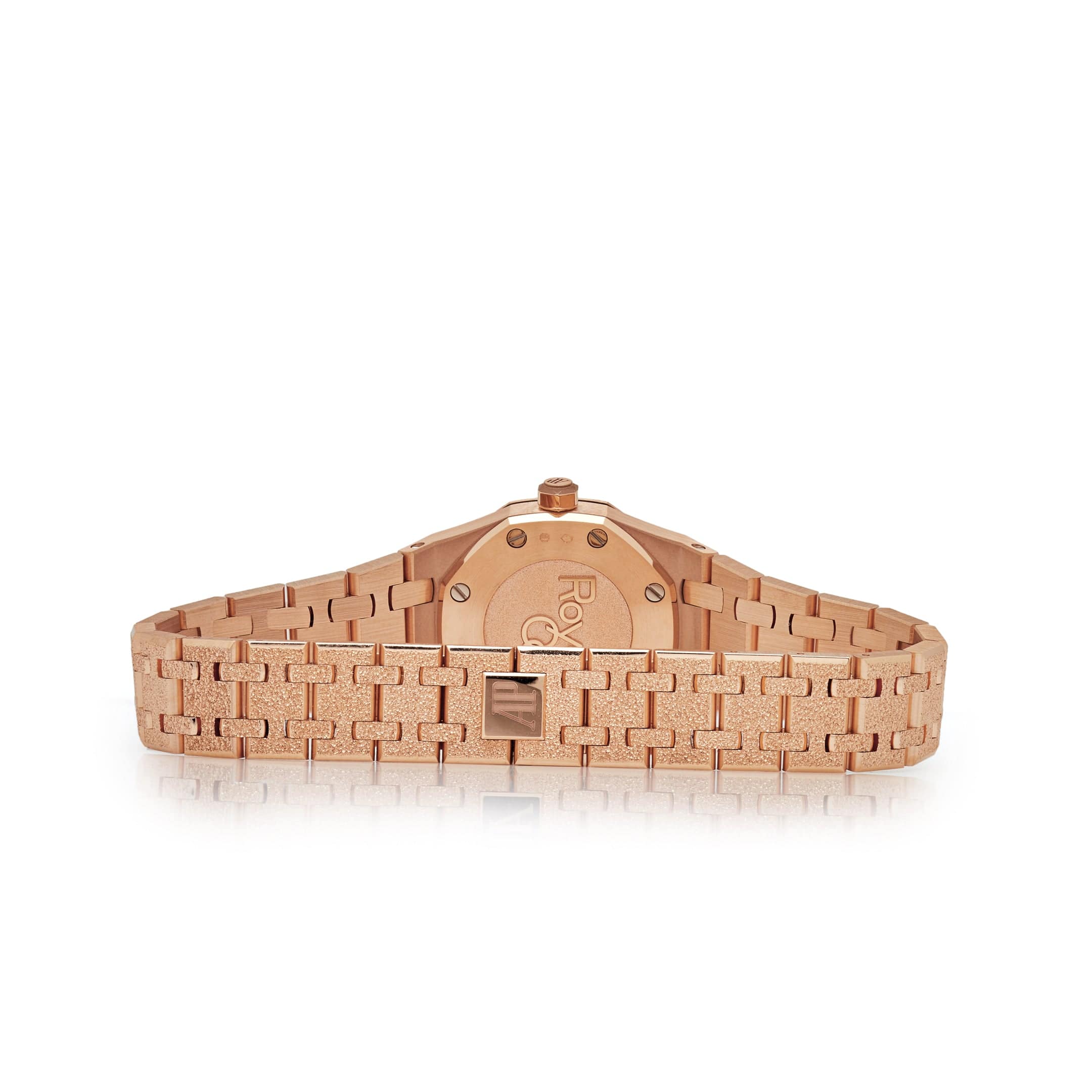 Royal Oak Mini Frosted Rose Gold Pink Dial 23mm Product Image 4