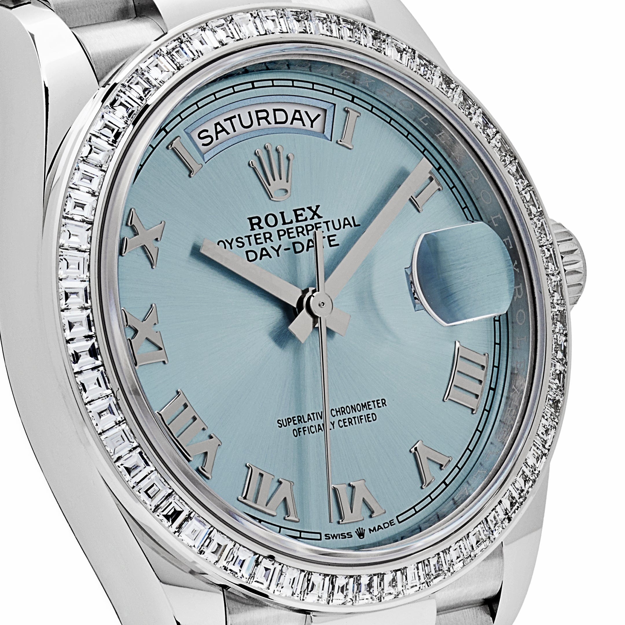 Day-Date Platinum Blue Dial 36mm Product Image 3