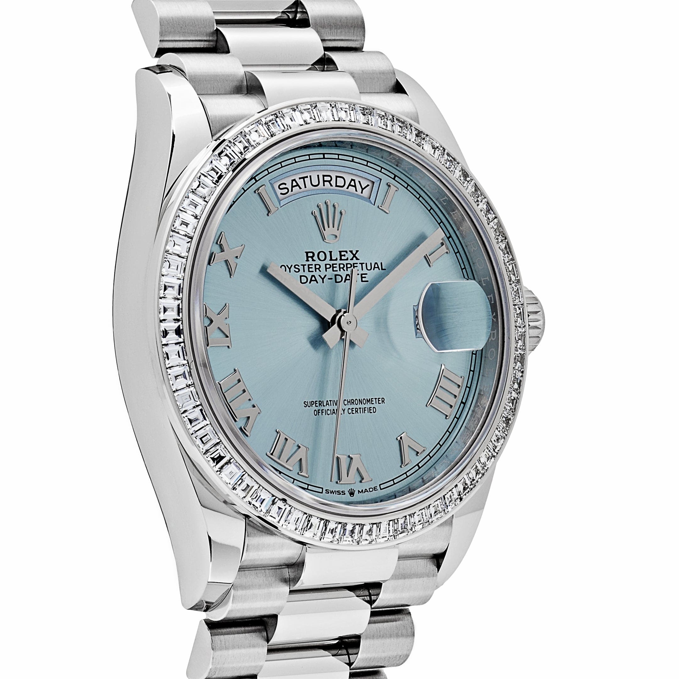 Day-Date Platinum Blue Dial 36mm Product Image 2
