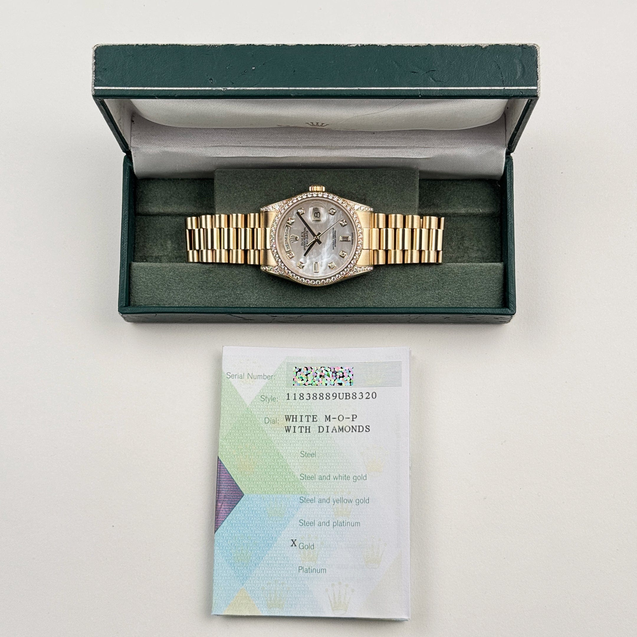 Day-Date 36 Yellow Gold White Dial 36mm Product Image 10