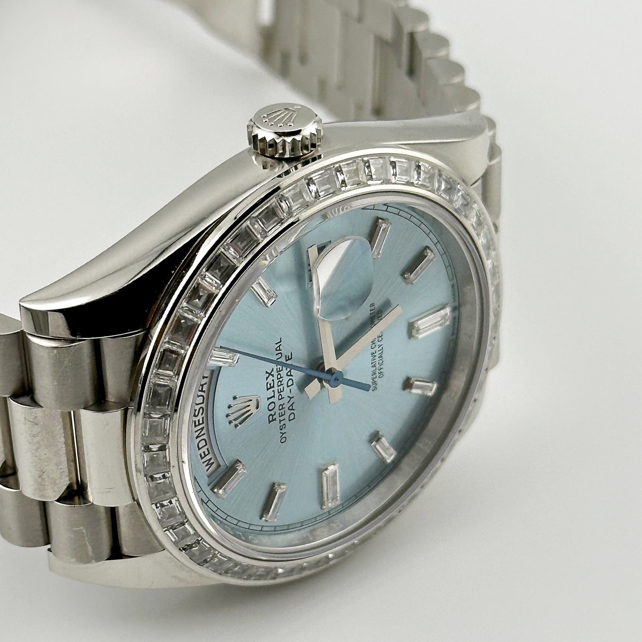 Day-Date Platinum Diamond Blue Dial 40mm Product Image 2