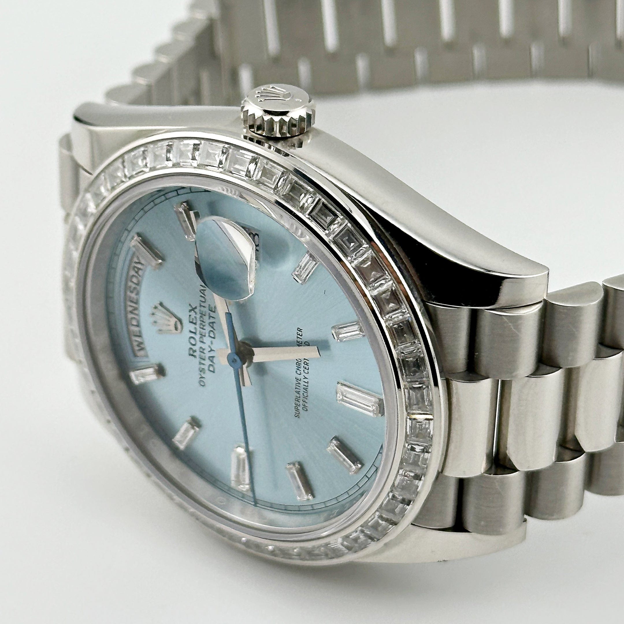 Day-Date Platinum Diamond Blue Dial 40mm Product Image 3
