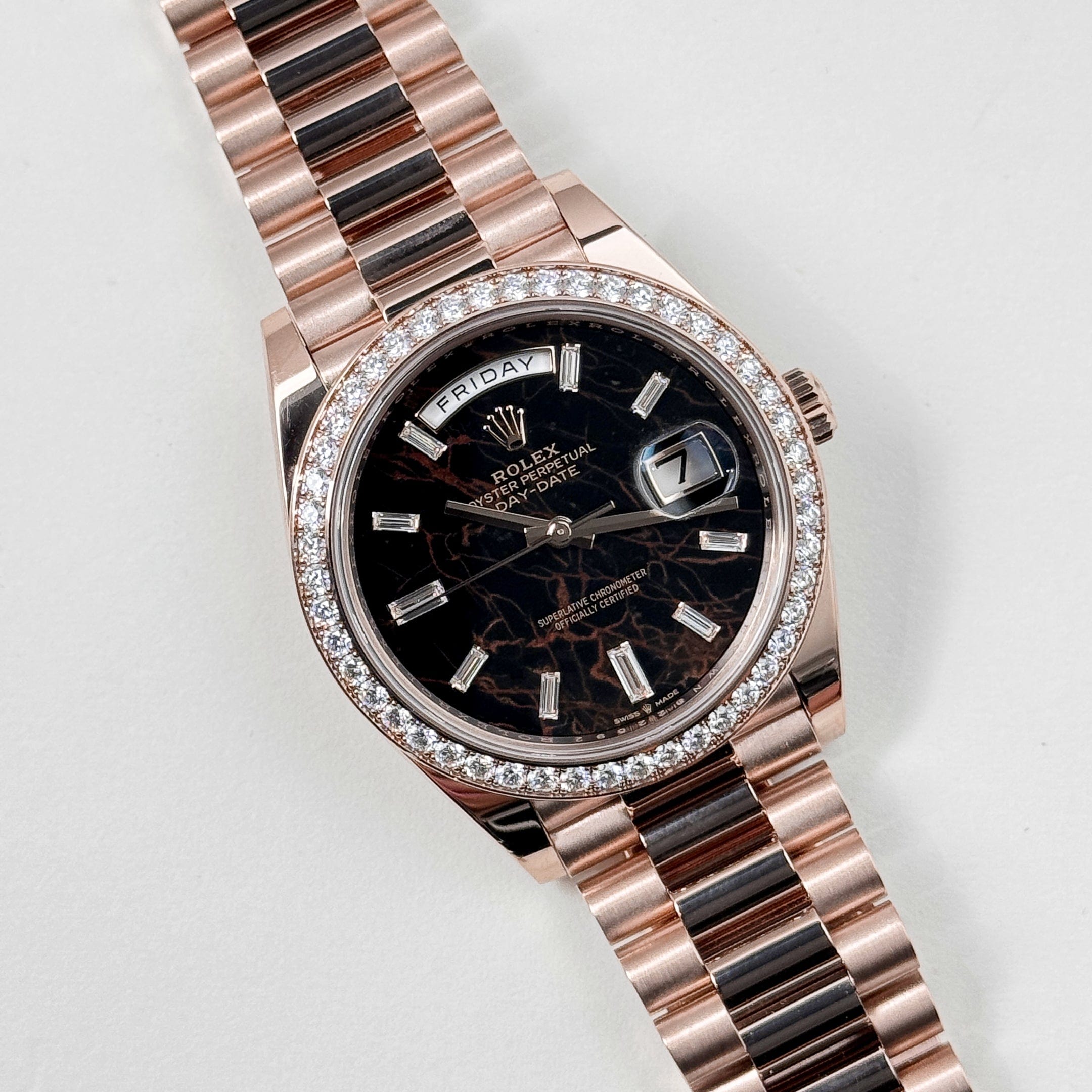 Day-Date Rose Gold Eisenkiesel Dial 40mm Product Image 1