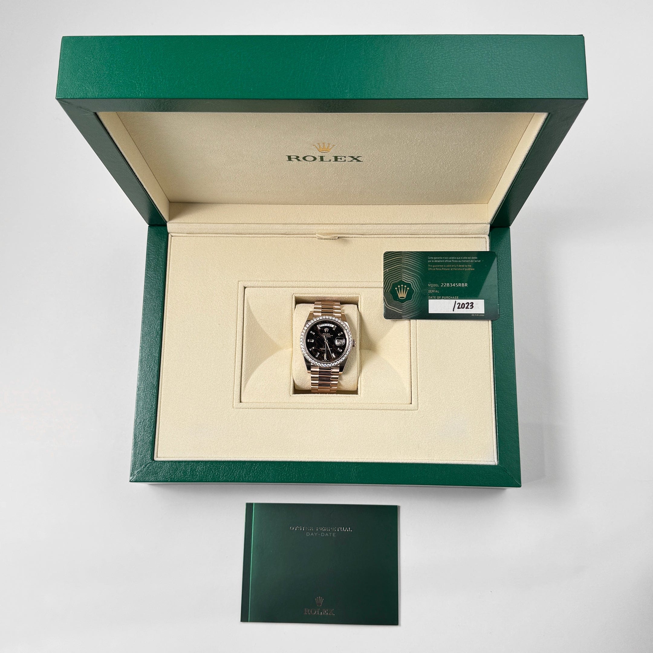 Day-Date Rose Gold Eisenkiesel Dial 40mm Product Image 10