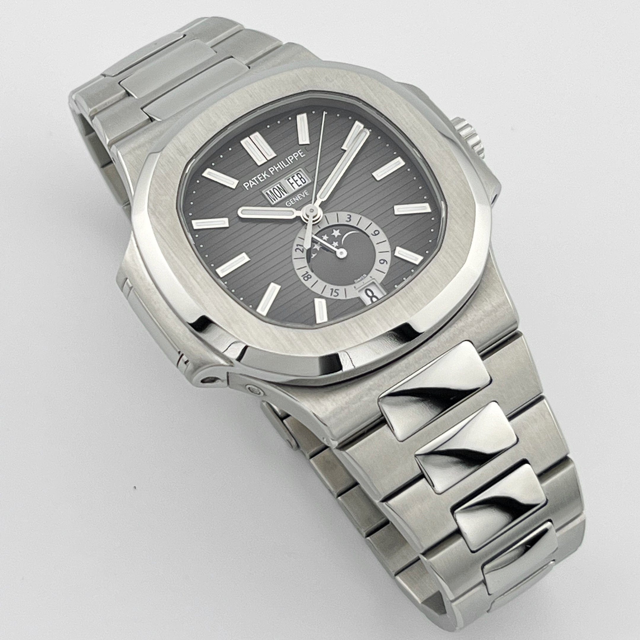 Nautilus Annual Calendar Steel Black Dial 40mm Product Image 1