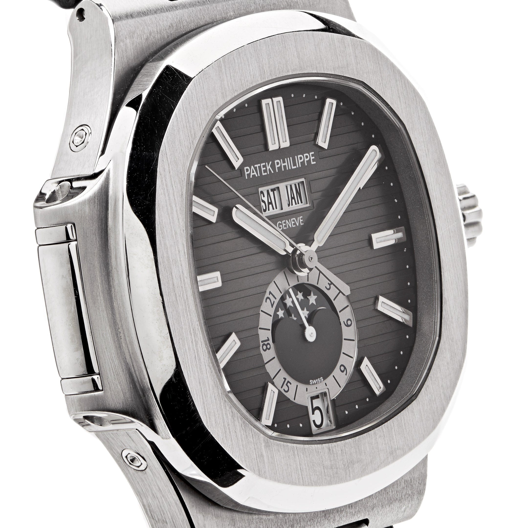 Nautilus Annual Calendar Steel Black Dial 40mm Product Image 2