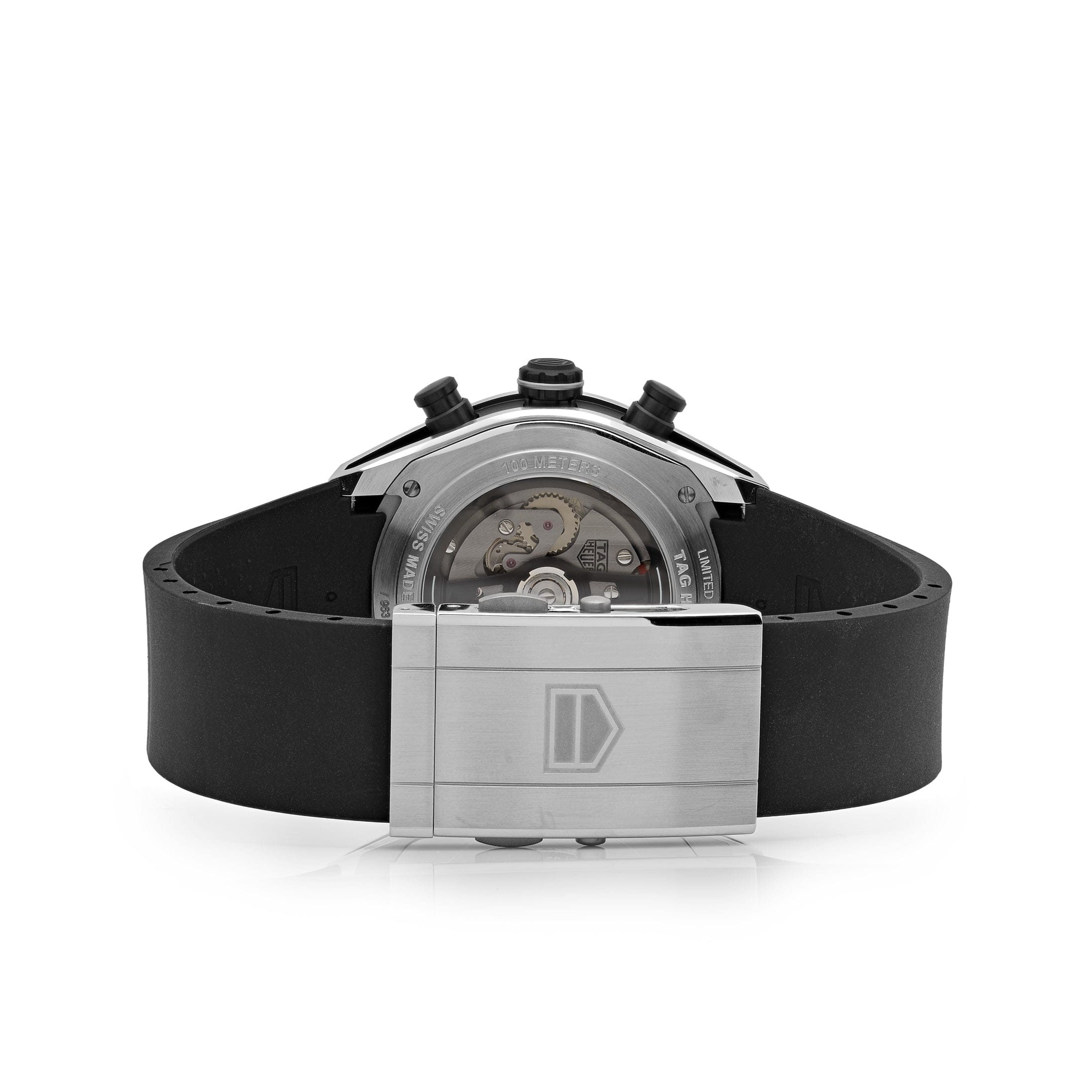 Carrera Chronograph Porsche Steel Skeleton Dial 44mm Product Image 4
