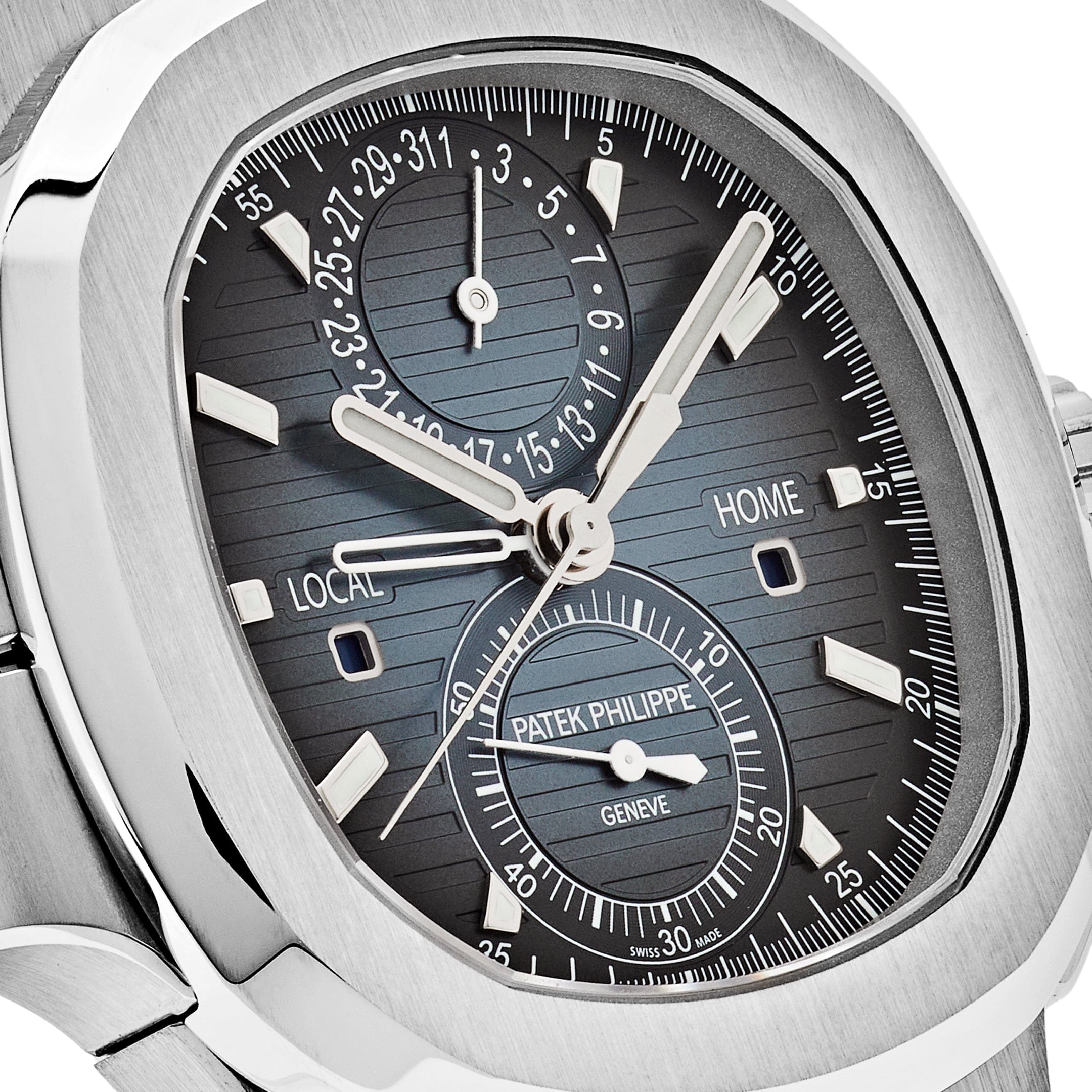 Nautilus Travel Time Steel Blue Dial 40mm Product Image 3