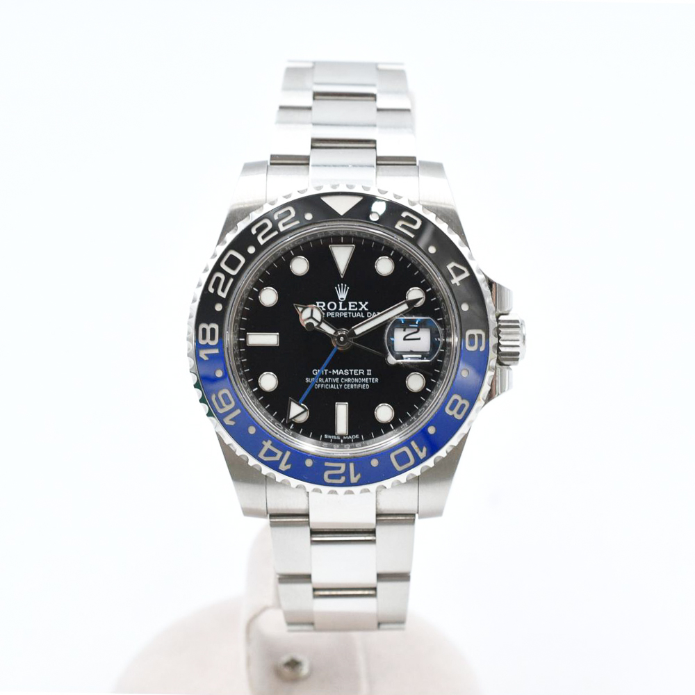 GMT-Master II Steel Black Dial "Batman" 40mm Product Image 1