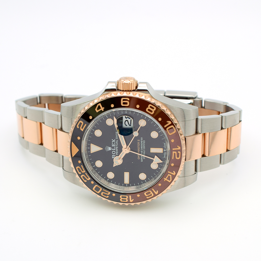 GMT-Master II "Rootbeer" Rose Gold & Steel Black Dial 40mm Product Image 2