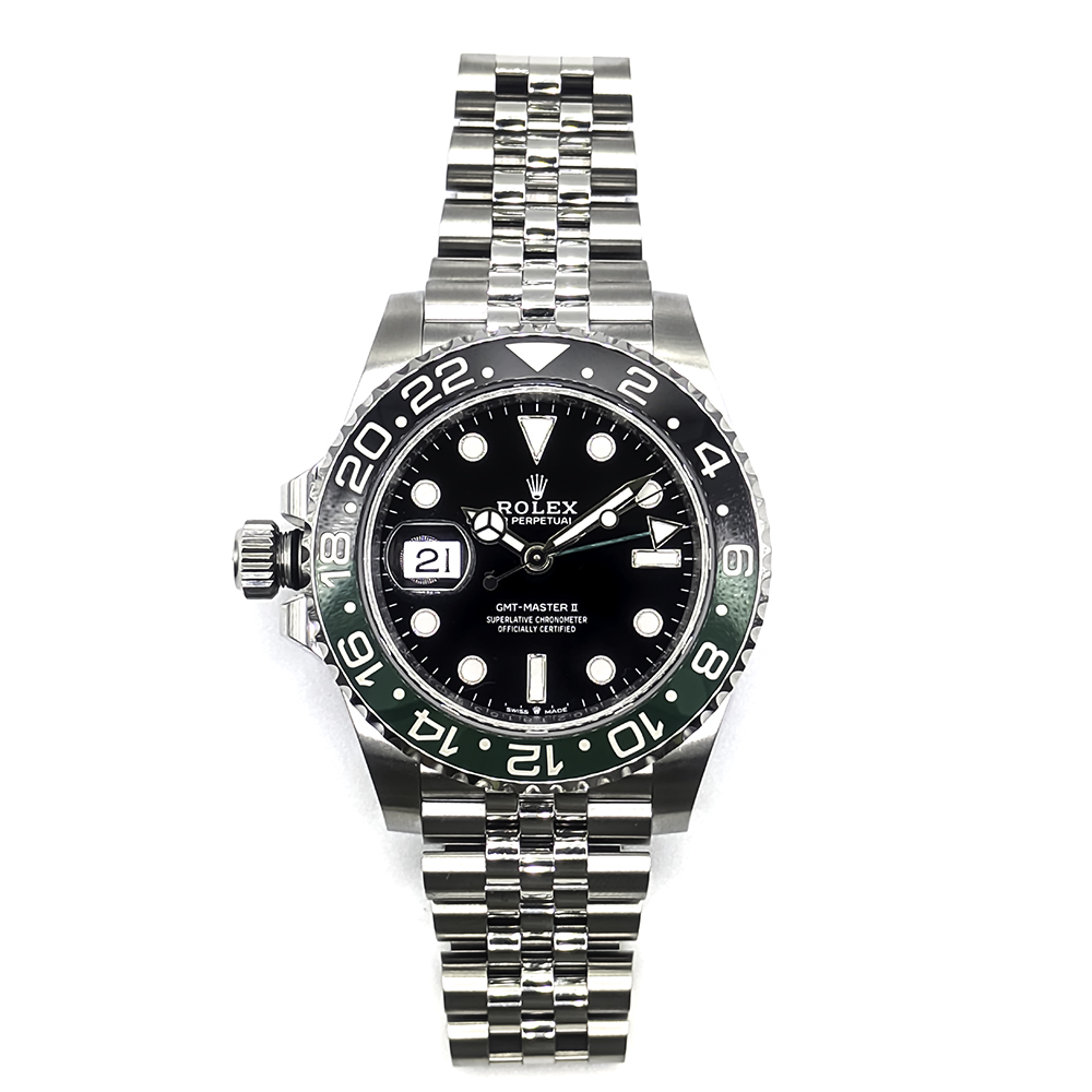 GMT-Master II Steel Jubilee Black Dial "Sprite" 40mm Product Image 1