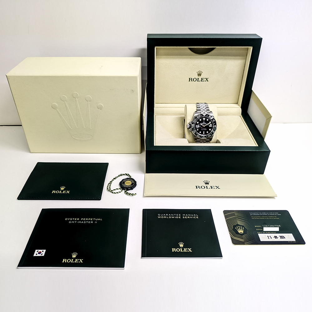GMT-Master II Steel Jubilee Black Dial "Sprite" 40mm Product Image 8