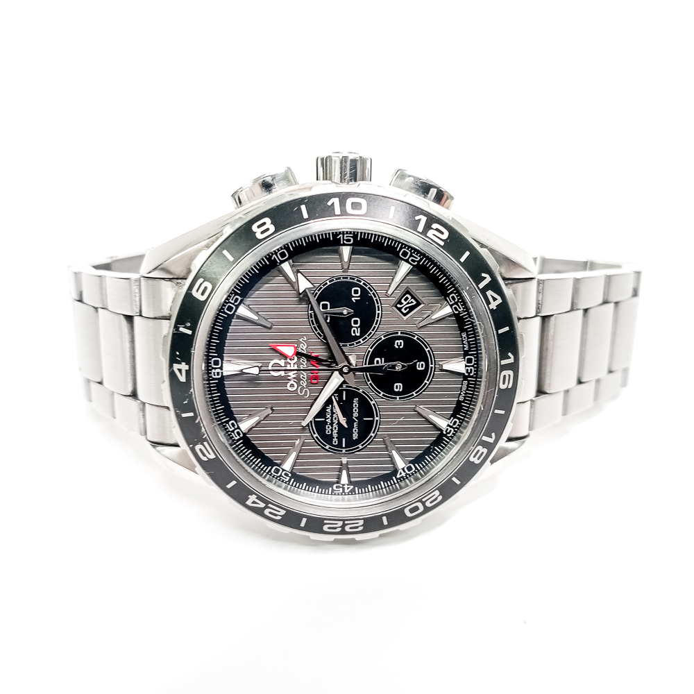 Aqua Terra GMT Chronograph Steel Grey Dial 44mm Product Image 2