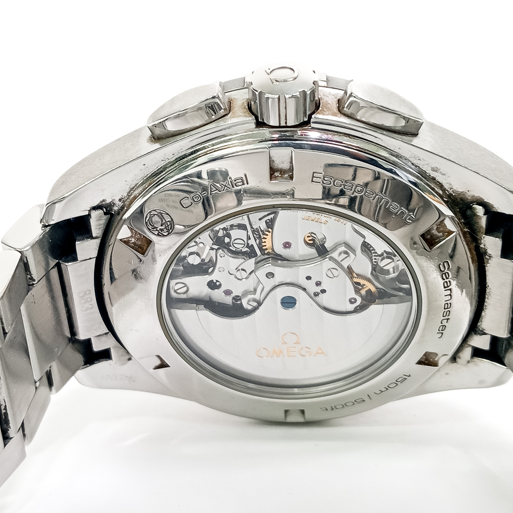 Aqua Terra GMT Chronograph Steel Grey Dial 44mm Product Image 3