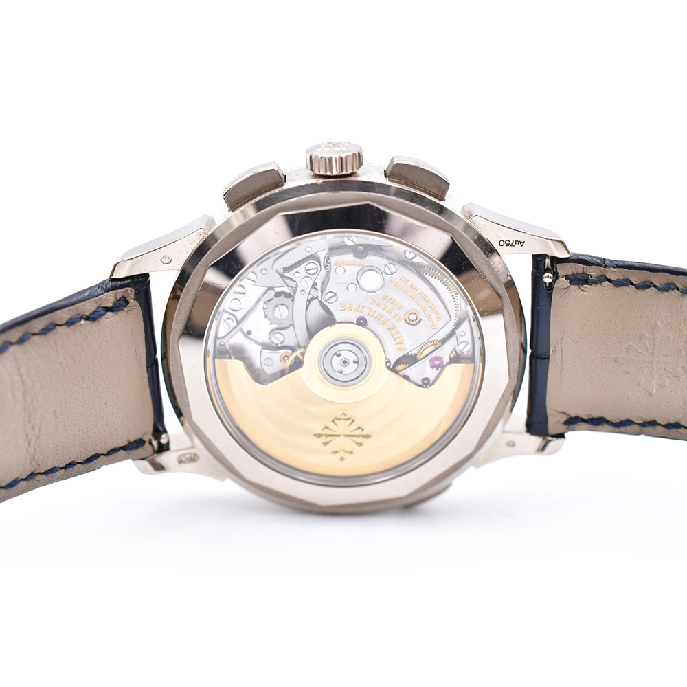 Complications World Time Chronograph White Gold Blue Dial "Hong Kong" 39mm Product Image 7