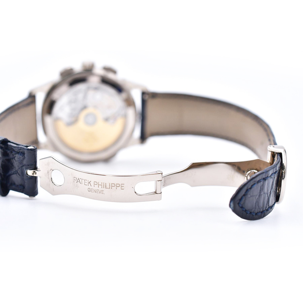Complications World Time Chronograph White Gold Blue Dial "Hong Kong" 39mm Product Image 5