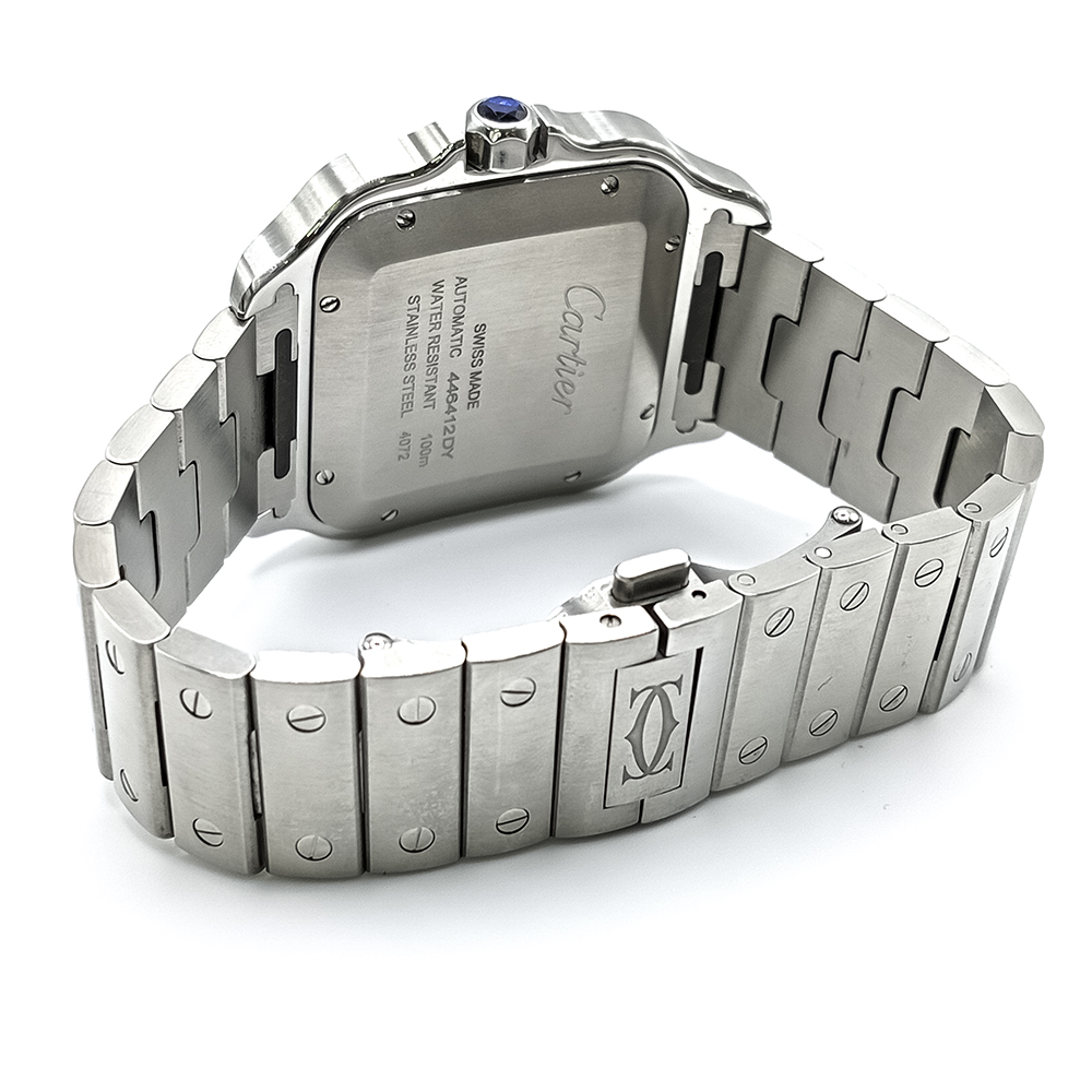 Santos de Cartier Santos De Cartier Steel Green Dial 39mm Product Image 4