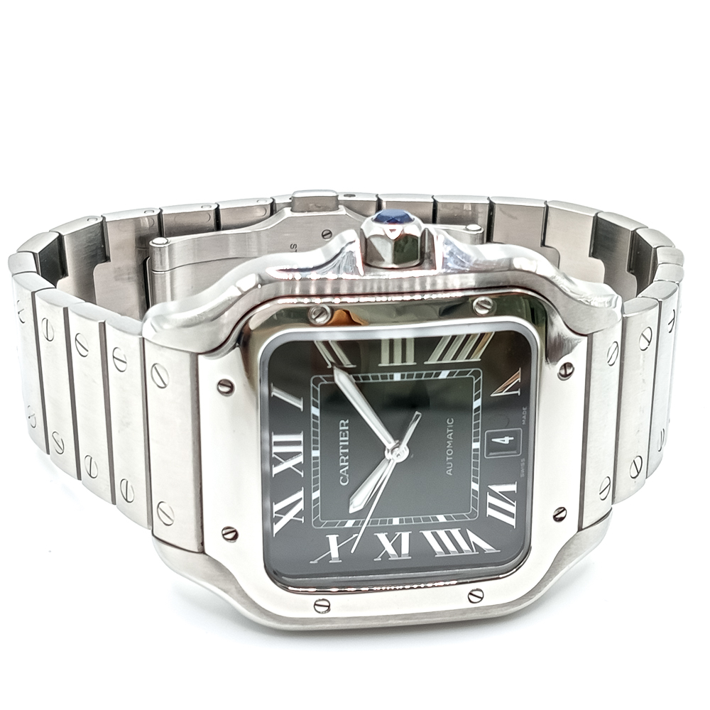 Santos de Cartier Santos De Cartier Steel Green Dial 39mm Product Image 2