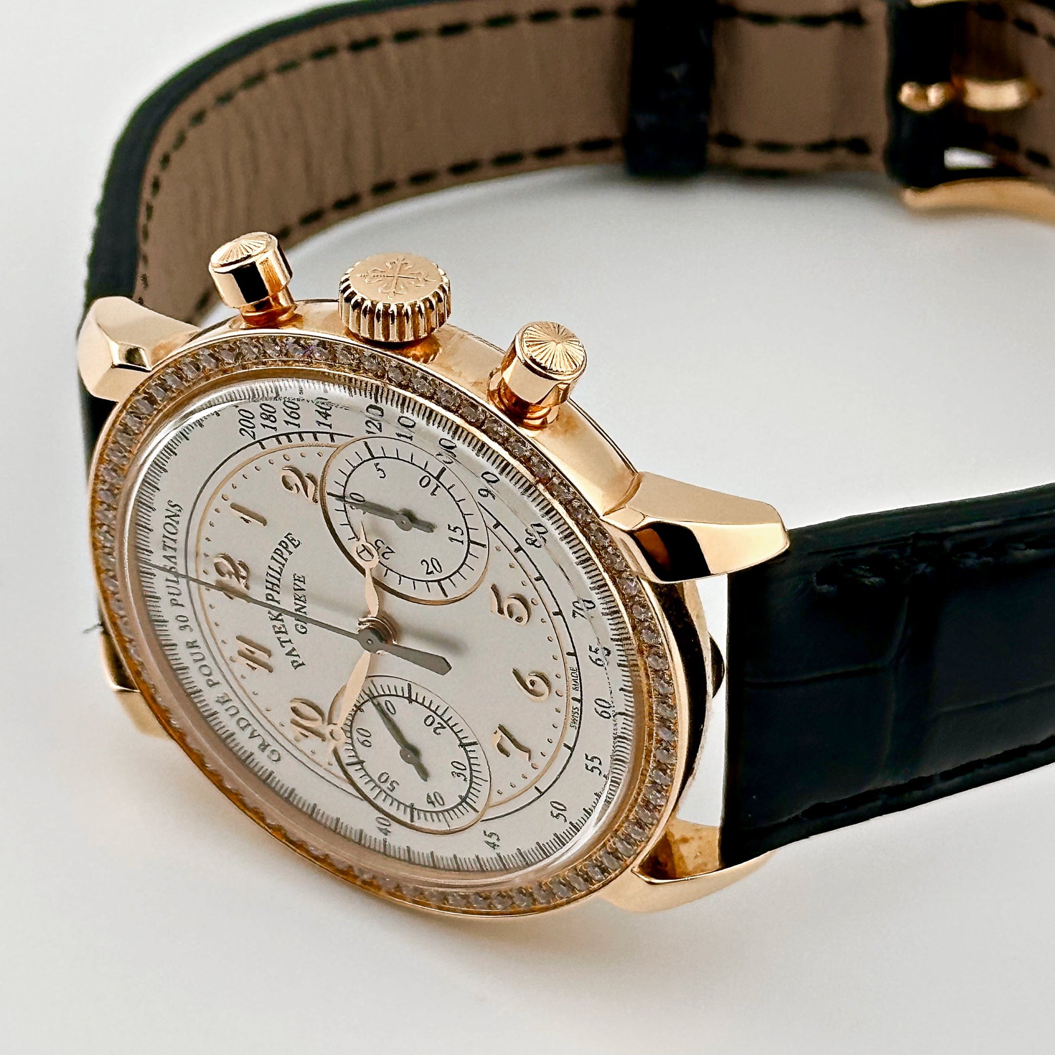 Complications Chronograph Rose Gold Diamond Silver Dial 38mm Product Image 2