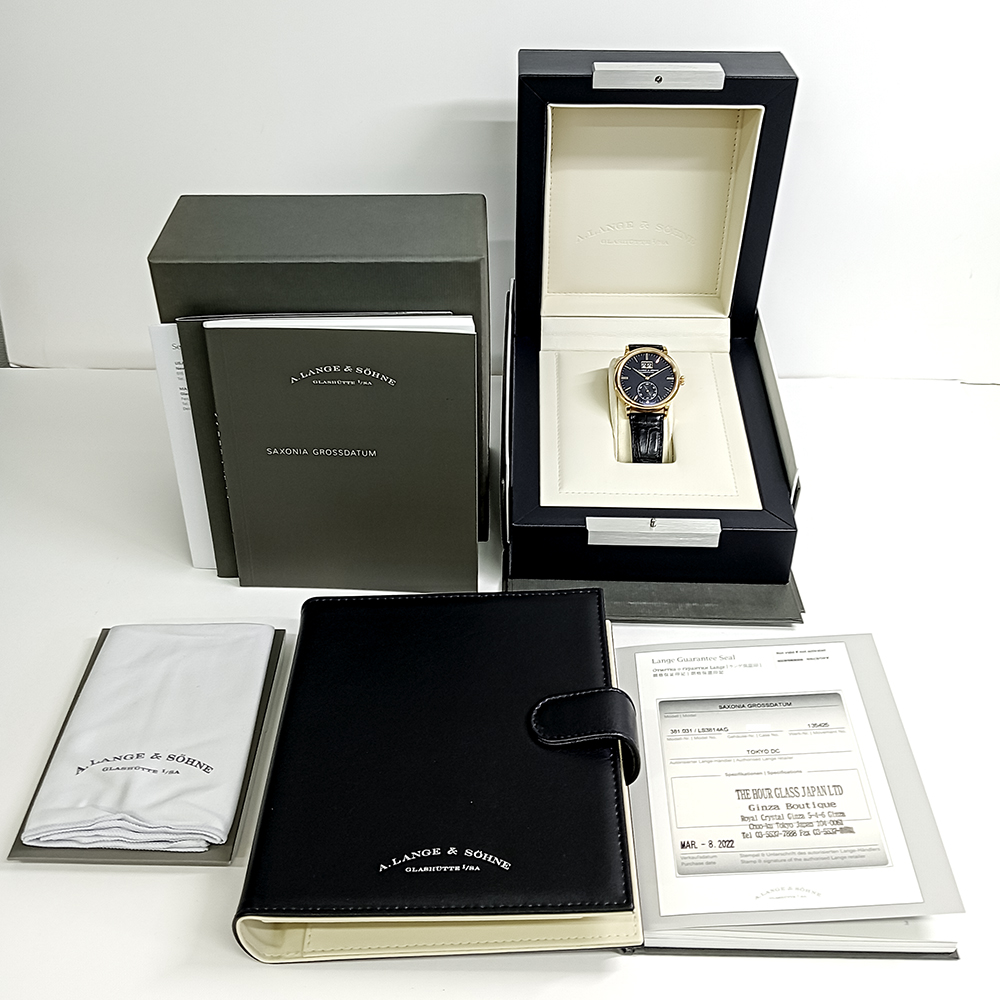 Saxonia Rose Gold Black Dial 37mm Product Image 7