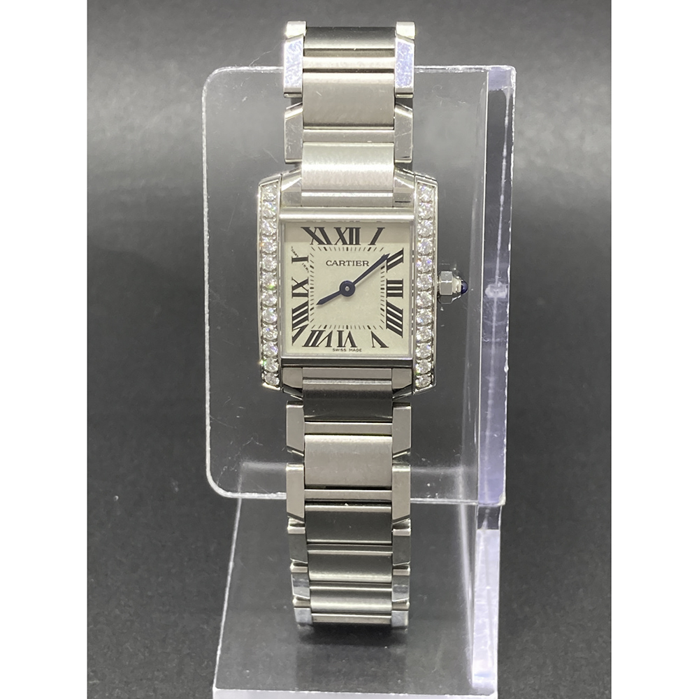 Tank Française Steel Diamond Silver Dial 20mm Product Image 1