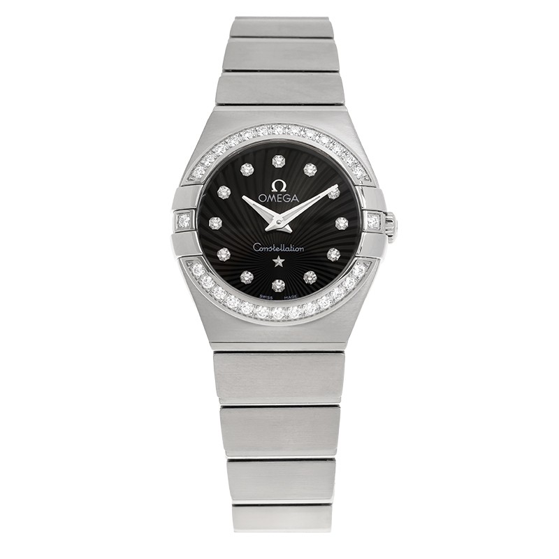 Constellation Steel Diamond Black Dial 24mm Product Image 1