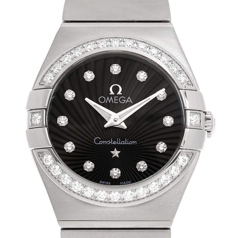 Constellation Steel Diamond Black Dial 24mm Product Image 3