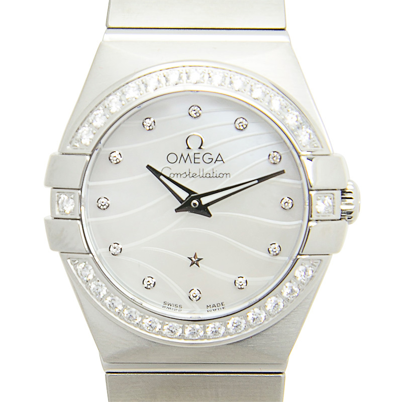 Constellation Steel Diamond Mother of Pearl Dial 24mm Product Image 3
