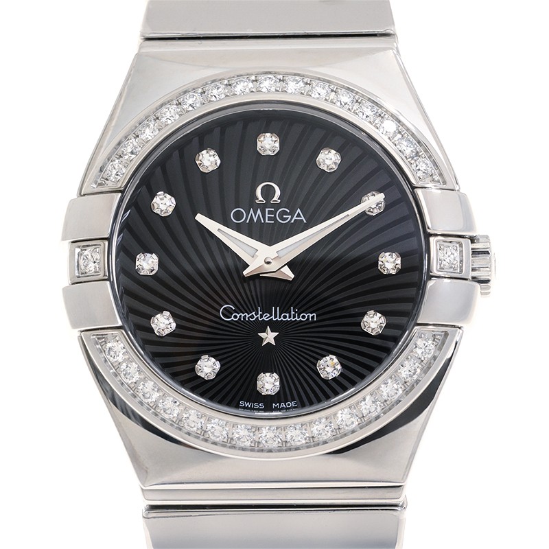 Constellation Steel Diamond Black Dial 27mm Product Image 3