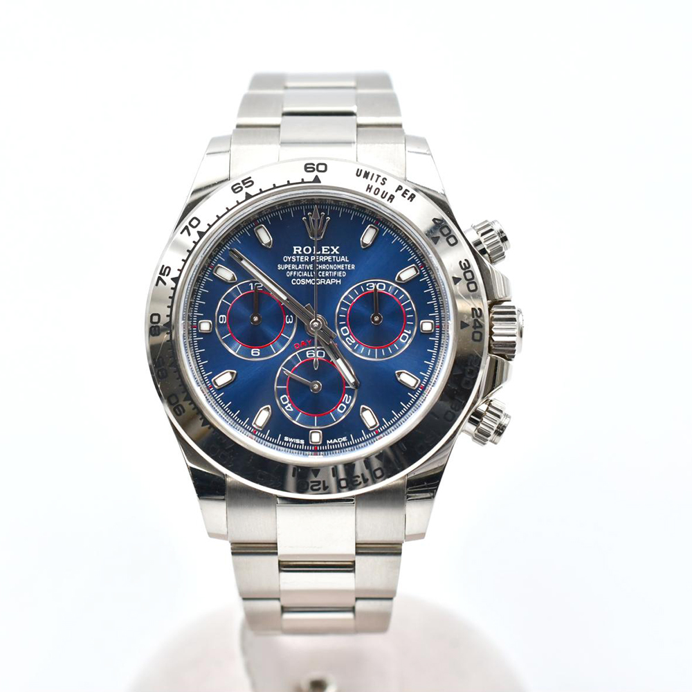 Daytona White Gold Blue Dial 40mm Product Image 1