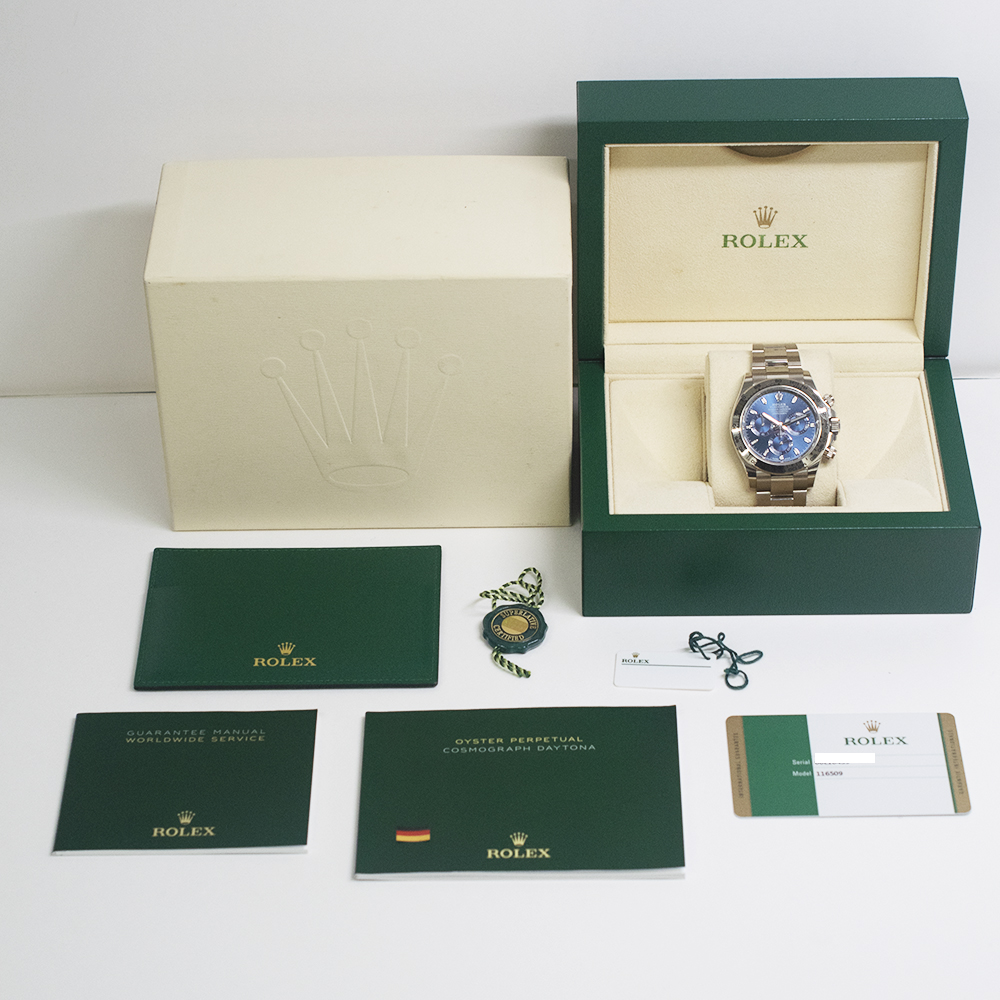 Daytona White Gold Blue Dial 40mm Product Image 10