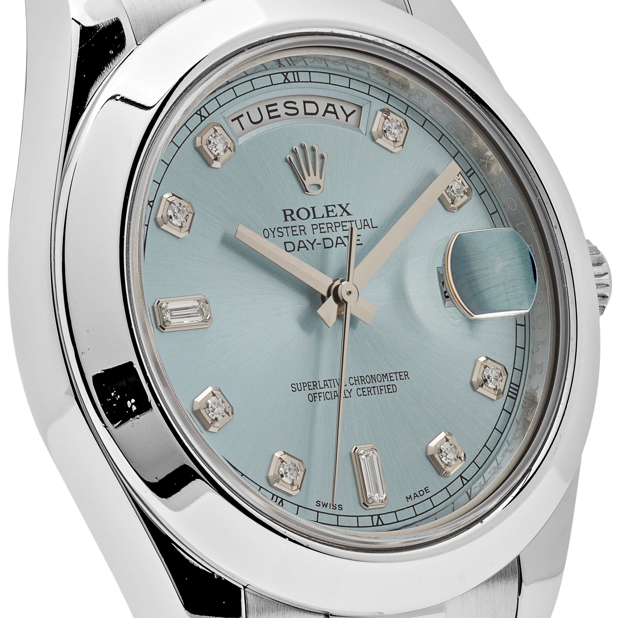 Day-Date II Platinum Blue Dial 41mm Product Image 3