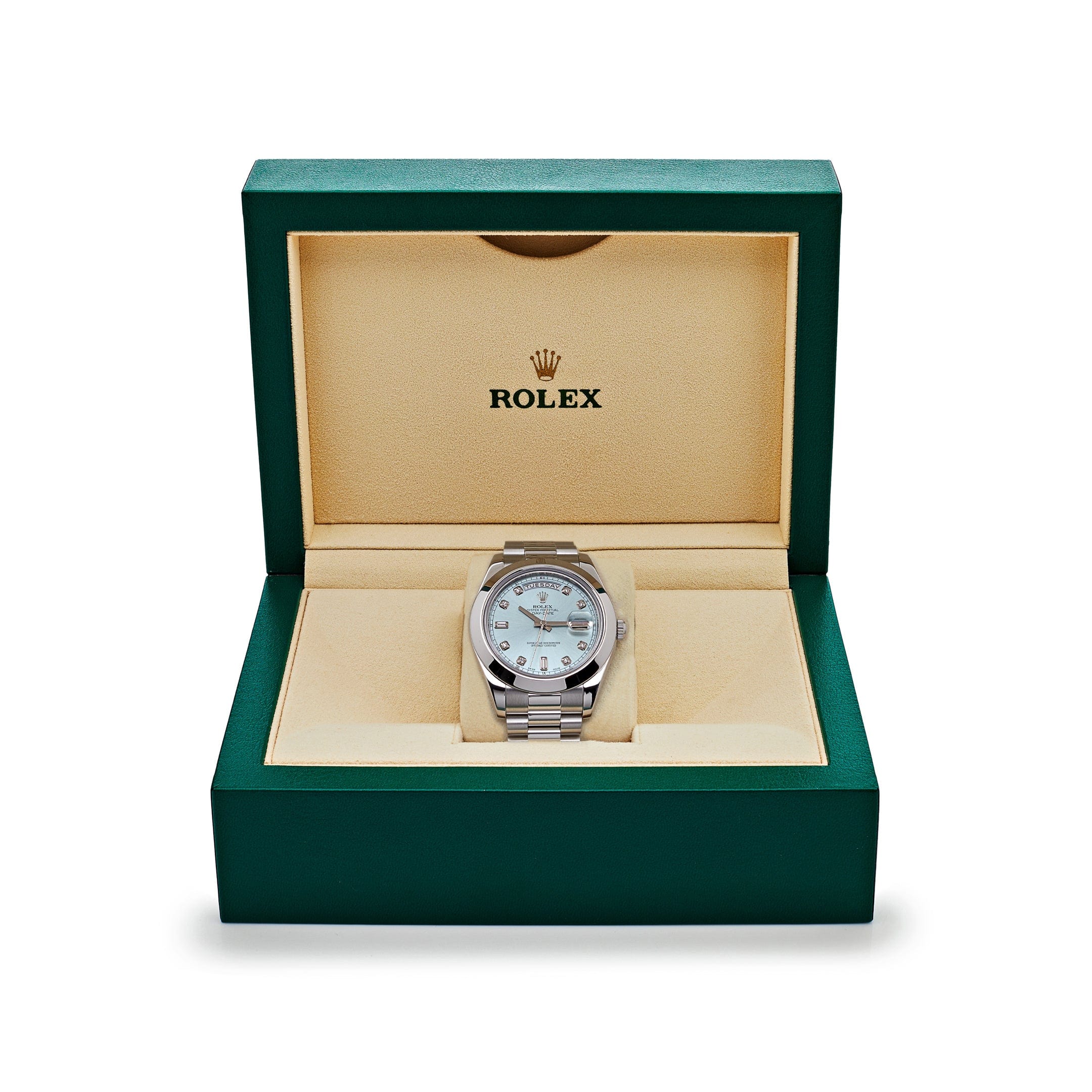 Day-Date II Platinum Blue Dial 41mm Product Image 5