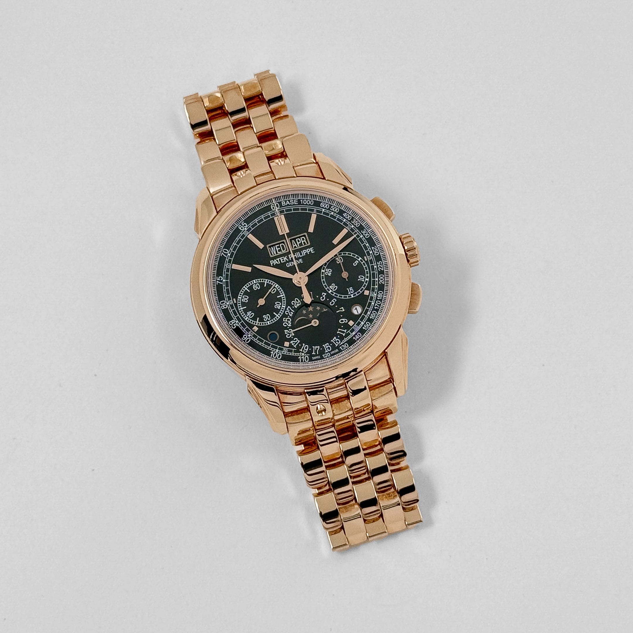 Perpetual Calendar Chronograph Rose Gold Black Dial 41mm Product Image 1