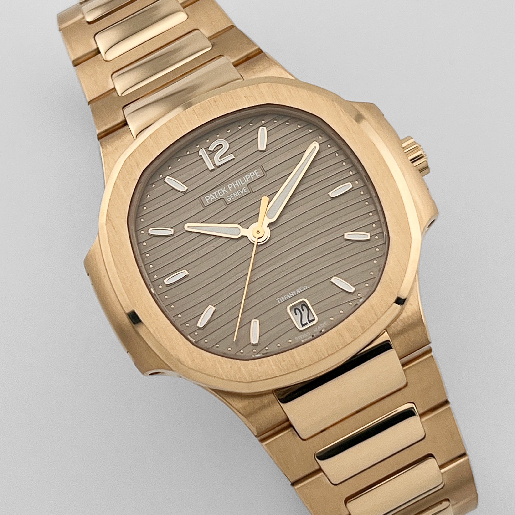 Nautilus "Tiffany" Rose Gold Champagne Dial 35mm Product Image 1