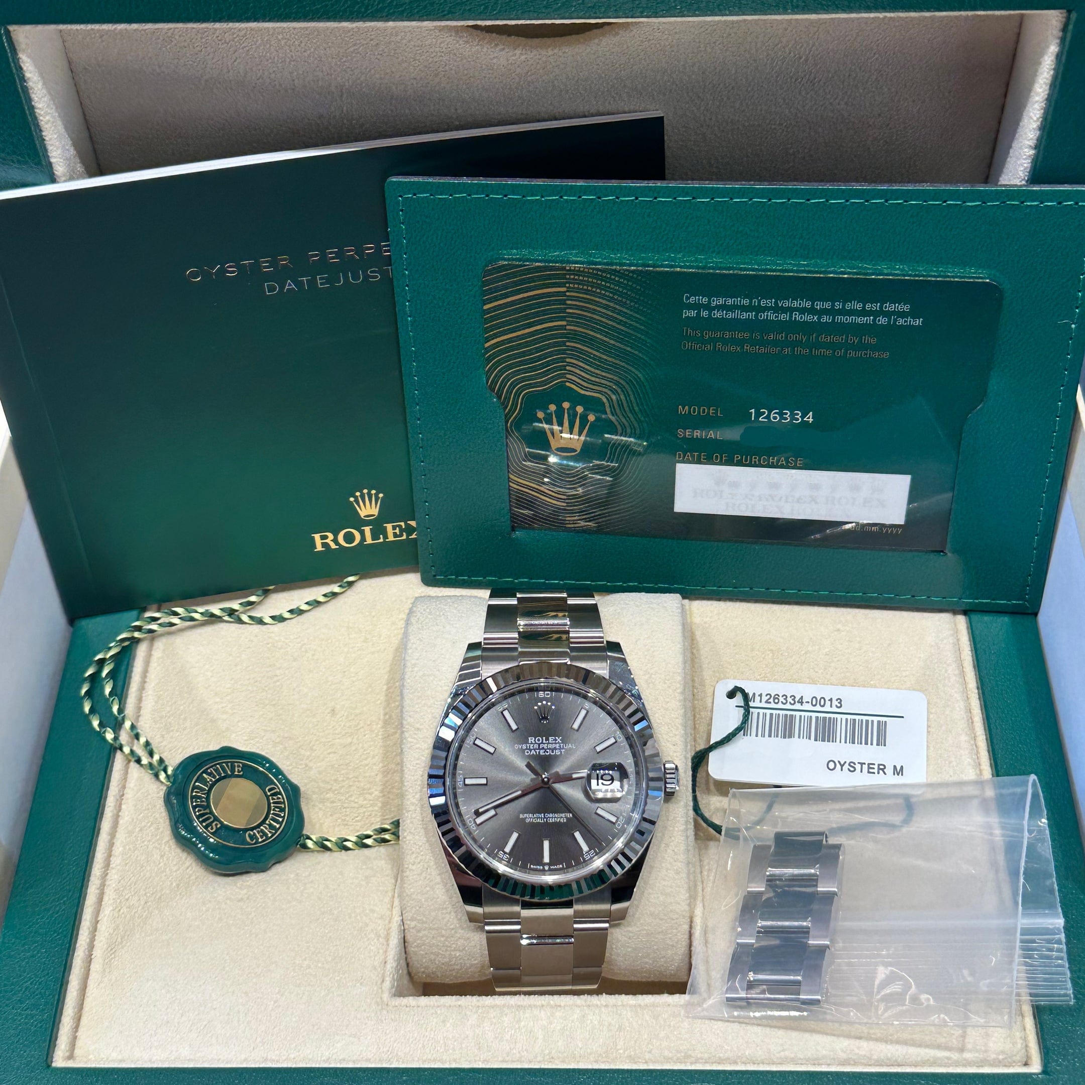 Datejust Steel Grey Dial 41mm Product Image 4