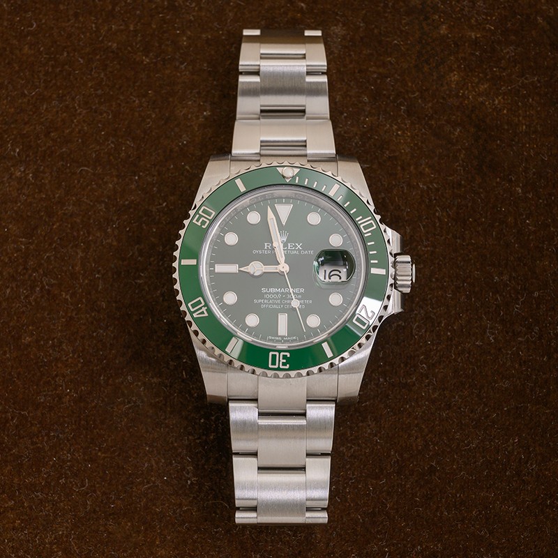 Submariner Date Steel Green Dial "Hulk" 40mm Product Image 1