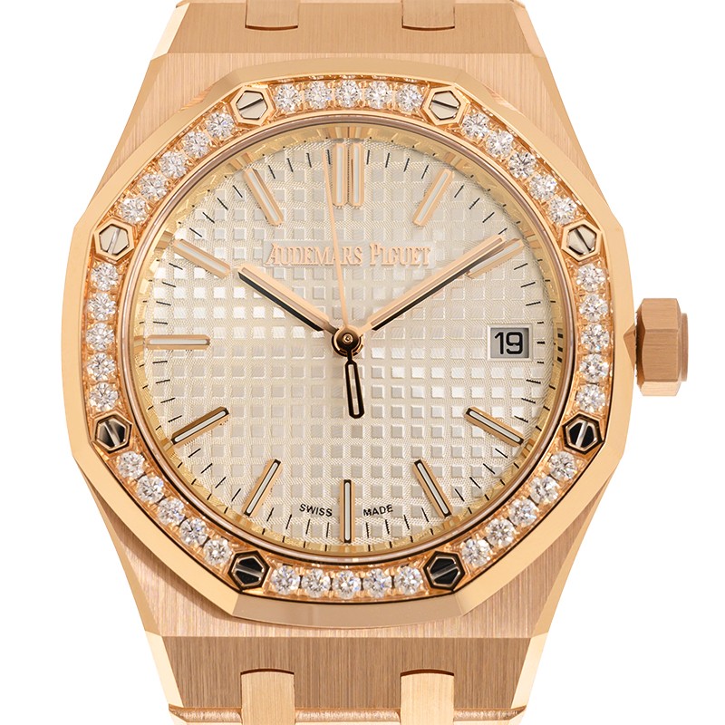 Royal Oak Rose Gold Diamond Silver Dial 37mm Product Image 3