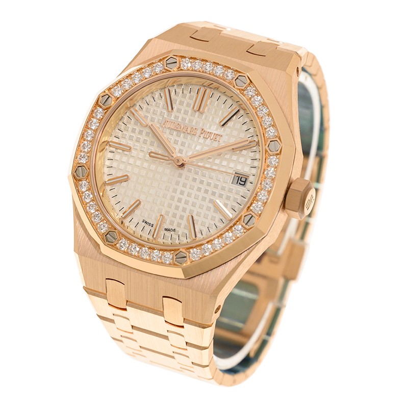 Royal Oak Rose Gold Diamond Silver Dial 37mm Product Image 2