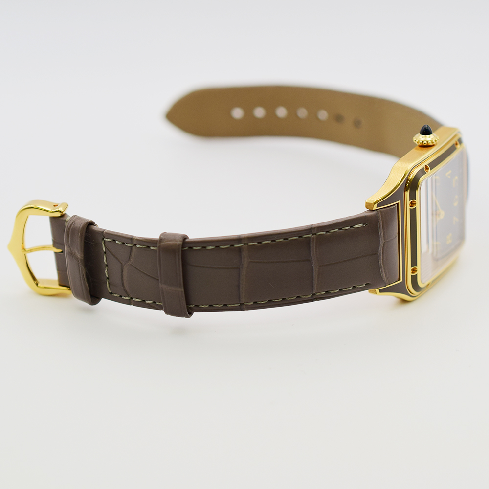 Santos-Dumont Yellow Gold Taupe Grey Dial Limited Edition 31mm Product Image 4