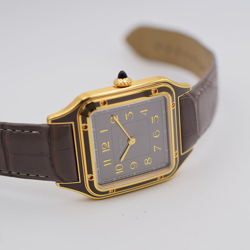 Santos-Dumont Yellow Gold Taupe Grey Dial Limited Edition 31mm Product Image 2