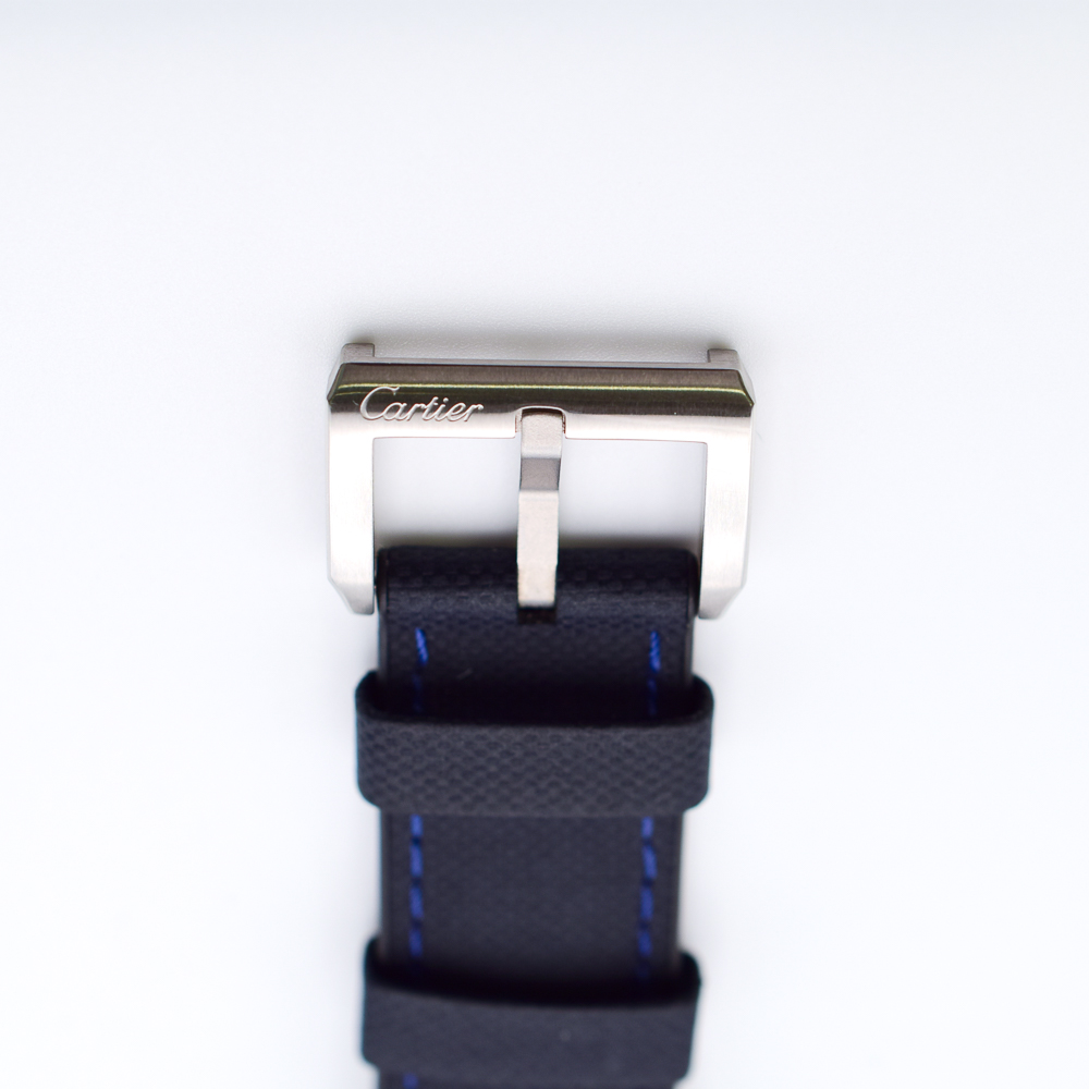 Calibre de Cartier Steel Blue Dial 42mm Product Image 6
