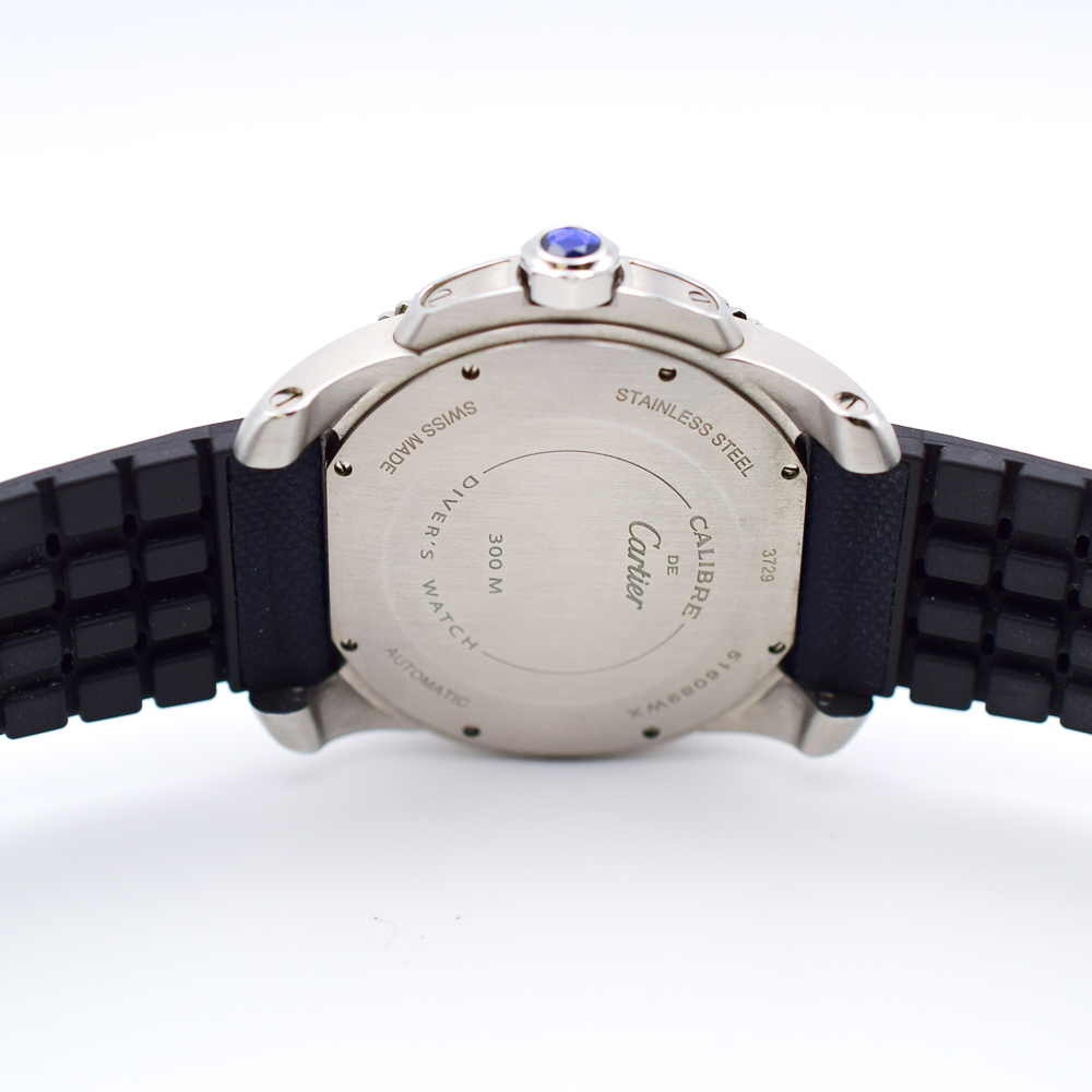 Calibre de Cartier Steel Blue Dial 42mm Product Image 5