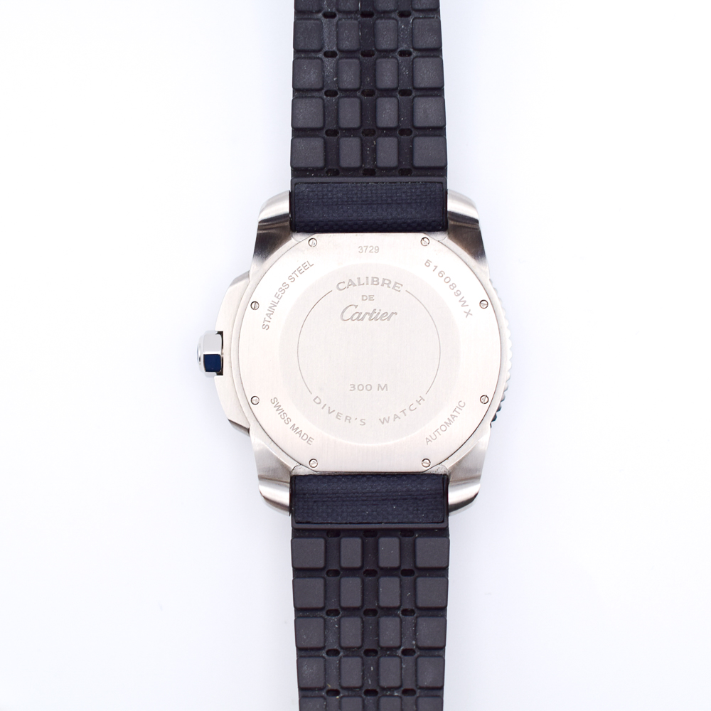 Calibre de Cartier Steel Blue Dial 42mm Product Image 4