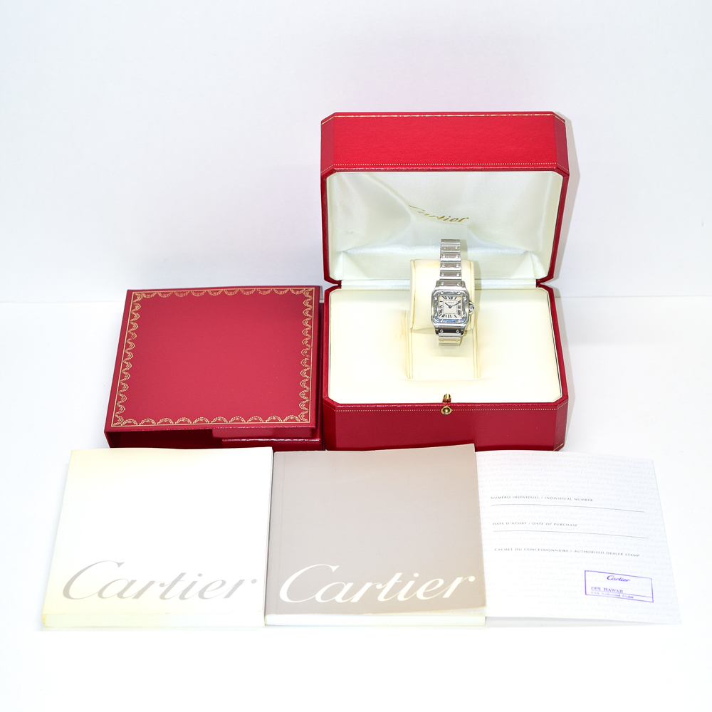 Santos Galbee Steel Silver Dial 24mm Product Image 9