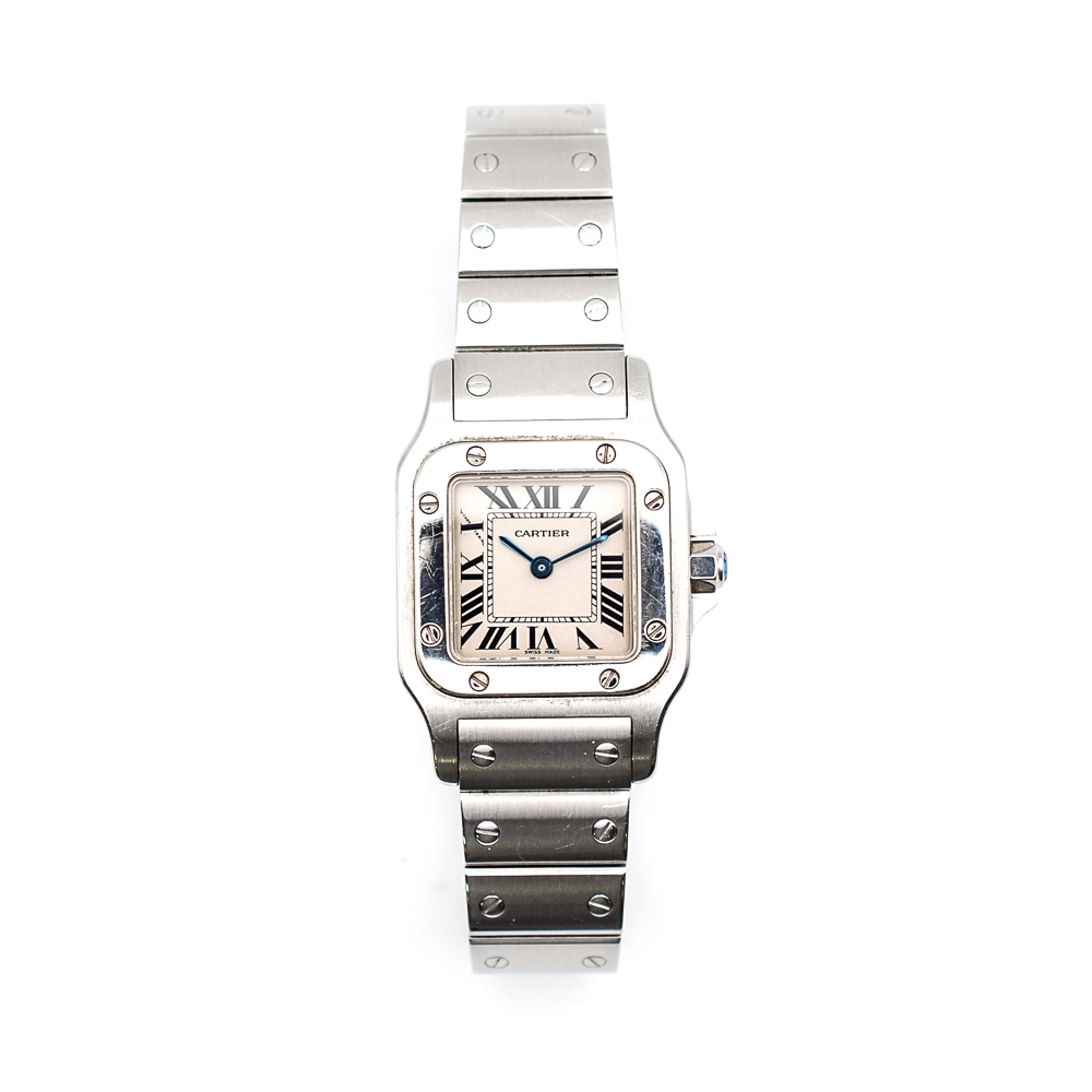 Santos Galbee Steel Silver Dial 24mm Product Image 1